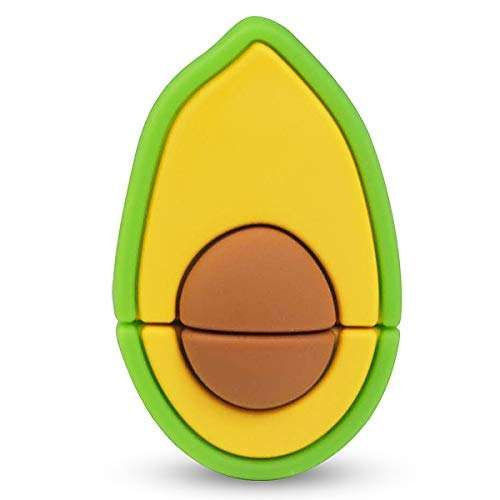 LEIZHAN Cute Avocado USB Flash Drive 16GB - Fun Fruit Thumb Drive for Data Storage & Gifts
