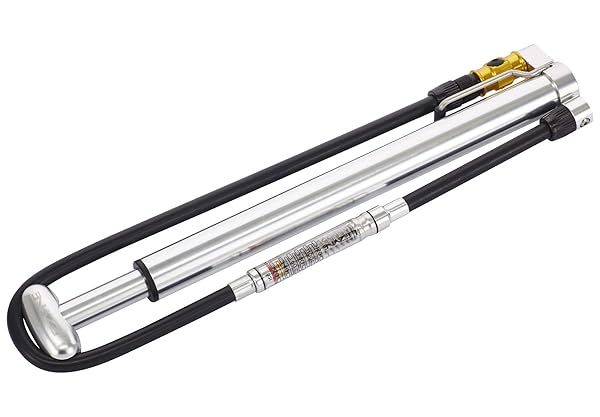 LEZYNE Micro Floor Drive Hand Pump: High Pressure with Gauge - Silver Edition