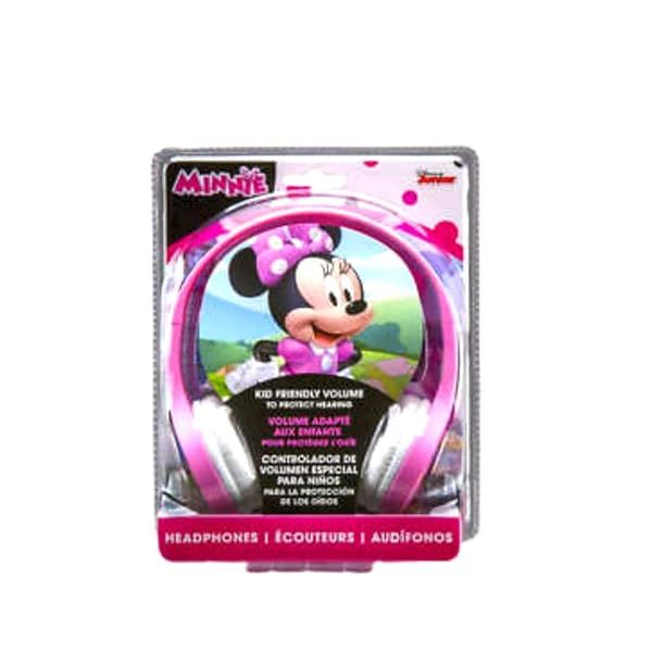LIOLI KIDSDESIGN Minnie Mouse Headphones MM-V126 for Kids Comfortable and Stylish Audio Experience