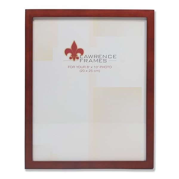 Lawrence Frames 8x10 Wooden Walnut Brown Picture Frame - Stylish Home Decor