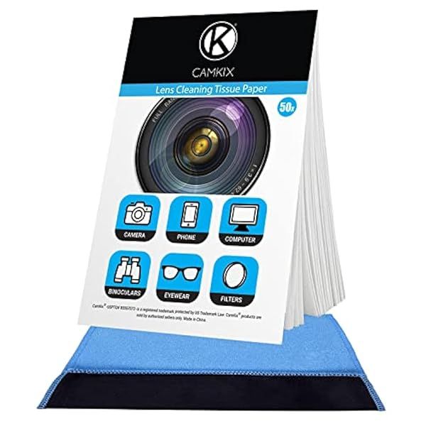 Premium Lens Cleaning Paper & Double-Sided Cloth - 300 Sheets for Cameras & Screens