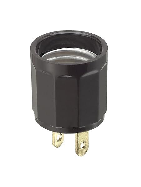 Leviton 61 660W 125V Polarized Outlet-to-Lampholder Adapter - Brown | Buy Now!