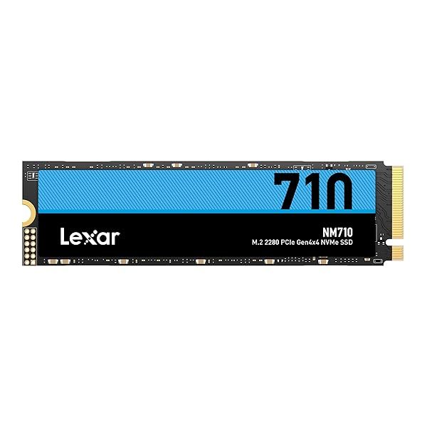 Lexar 2TB NM710 SSD: High-Speed PCIe Gen4 NVMe M.2 Drive Up to 4850 MB/s Read/Write