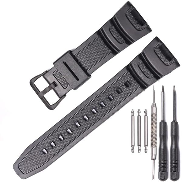 MCXGL Resin Watch Band Replacement for Casio SGW-100 | Waterproof Sports Strap