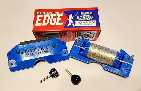 "Maintain the Edge Handheld Hockey Skate Sharpener - 1/2" Radius for Perfect Ice Performance"