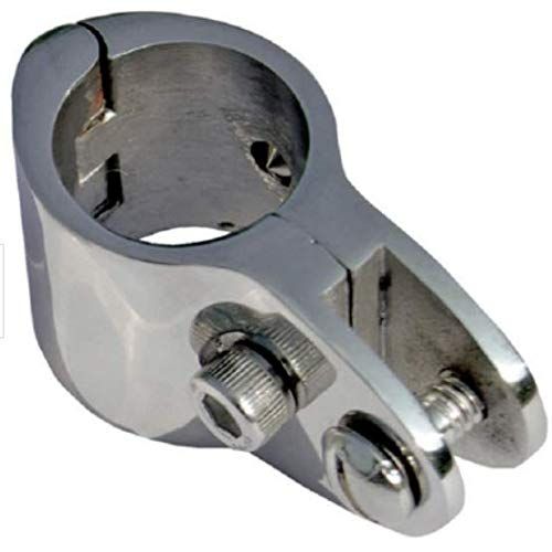 Marine Grade Stainless Steel Bimini Top Hinge Rail Mount 1-1/4 Inch Durable and Reliable for Your Boat