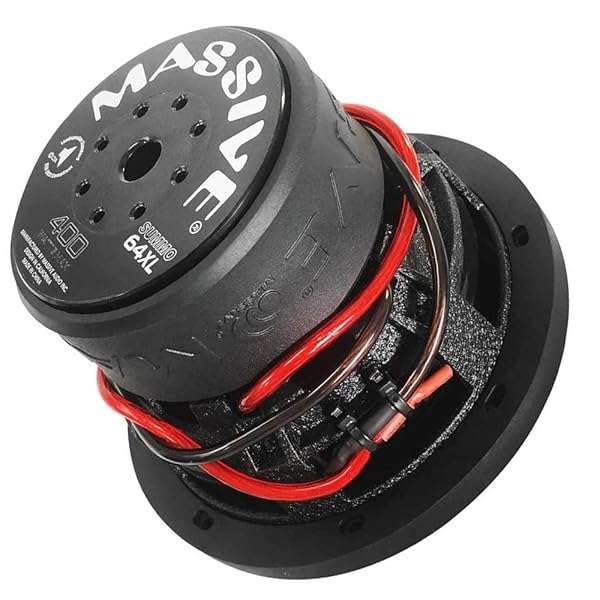 "Massive Audio SUMMO64XL 6.5" Car Subwoofer - 150W RMS, High Performance for Trucks & Jeeps"