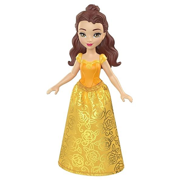 Mattel Disney Princess Belle Doll 9cm - Articulated Toy for Ages 3+ | HLW78