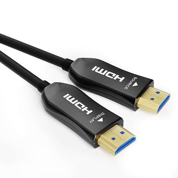 Buy MavisLink 4K Fiber Optic HDMI Cable 30ft - High Speed 18Gbps, HDR & ARC Compatible with PS5, Blu-ray, TV & Projectors