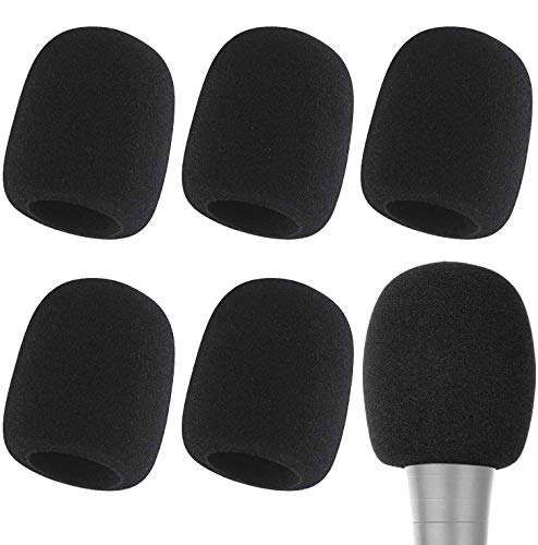 6 PCS Foam Microphone Covers - Universal Windscreen for Standard Handheld Mics