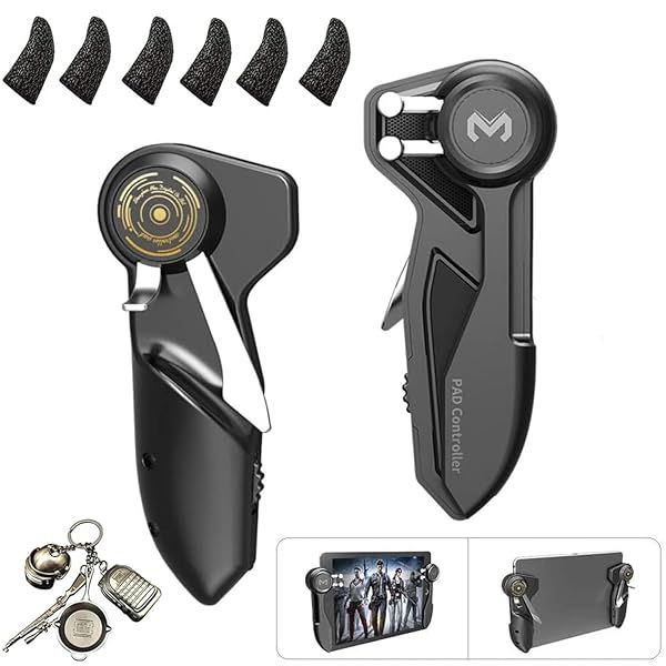 Enhance Gaming with Mikirini Mobile Game Controller for iPad & Tablets - L2R2 Triggers for PUBG, COD & More!