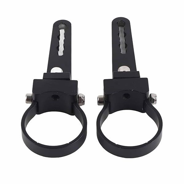 "2pcs Aluminum Mount Bracket Clamps for 2" Tubes - LED Light Holder for Cars & Trucks Off-Road"