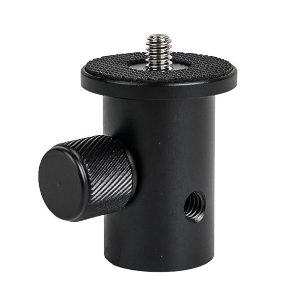 "5/8" to 1/4" Mounting Adapter for Light Stands, Cameras & Gimbals - Easy Conversion!"