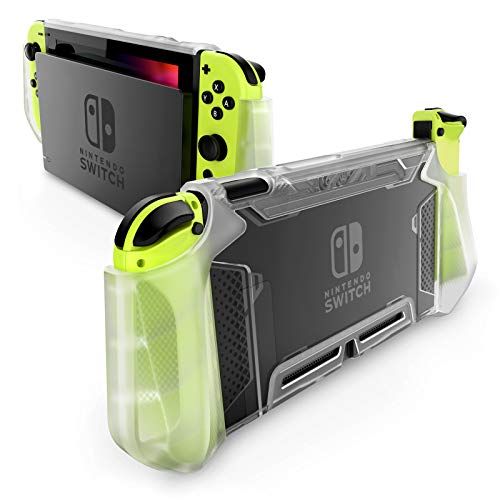Shop Mumba Dockable Case for Nintendo Switch - Blade Series TPU Grip Cover with Ergonomic Comfort Design (Clear)