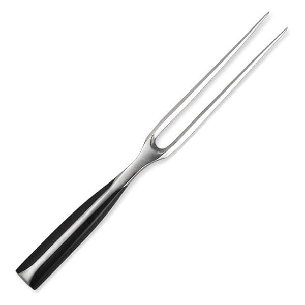 NEWZAF Chef Pro 12 Inch Stainless Steel Carving Fork Meat and Pasta Fork for Effortless Serving and Carving