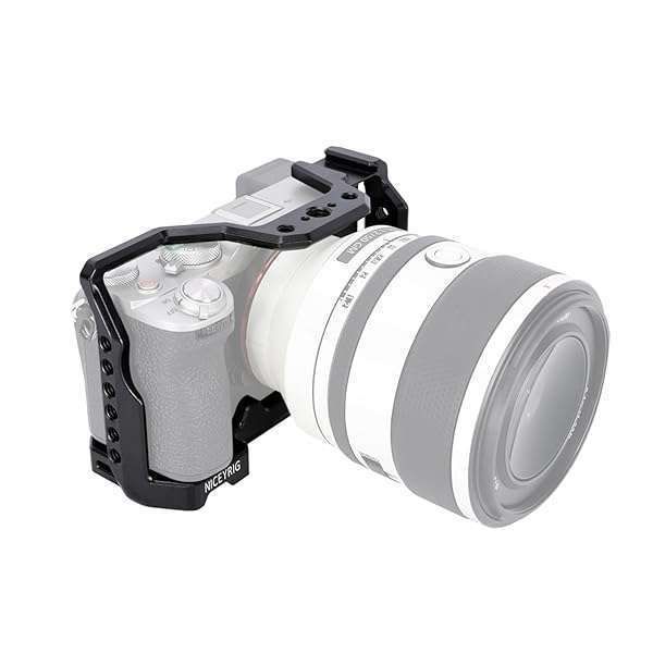 Buy NICEYRIG A7C II Aluminum Cage for Sony A7CII/A7CR - Perfect for Vlogging with Quick Release Plate & Cold Shoe