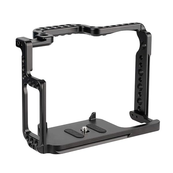 Buy NICEYRIG Cage for Canon 5D/5DS Mark IV/III/II - Full DSLR Camera Cage with QR Plate & Cold Shoe