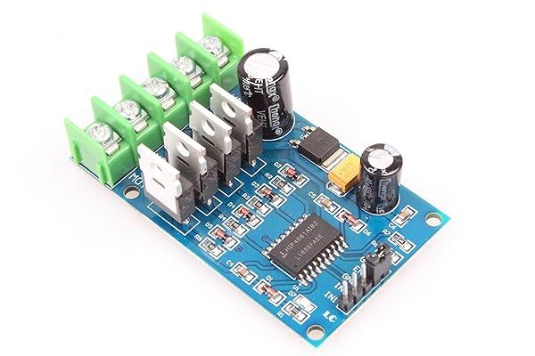 NOYITO 170W H-Bridge Motor Drive Module: 2-Channel PWM, Instant Braking, 3.3V/5V Logic Support