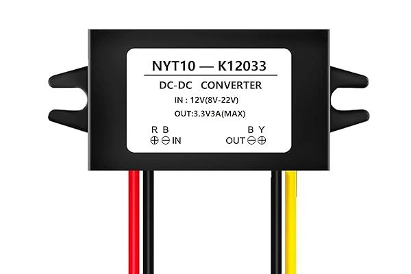 NOYITO 3.3V 3A DC-DC Buck Converter Module - Waterproof, Overcurrent & Short-Circuit Protection