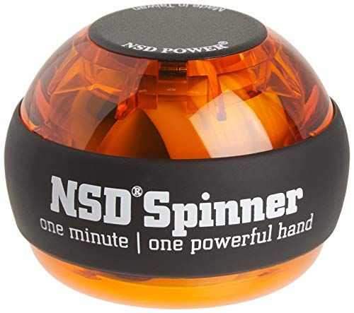 NSD PB-688 AMBER Spinner Gyro: Boost Hand Grip & Forearm Strength Fast!