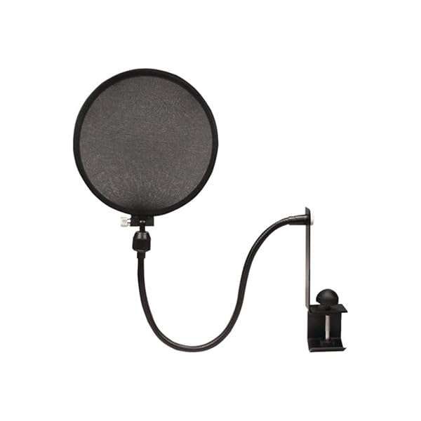 Buy Nady MPF-6 6-Inch Clamp-On Microphone Pop Filter with Gooseneck & Metal Arm - Enhance Your Sound Quality!