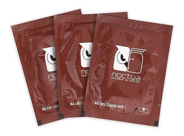 Noctua NA-SCW1 Cleaning Wipes for Thermal Paste - 20 Pack for Easy CPU Maintenance