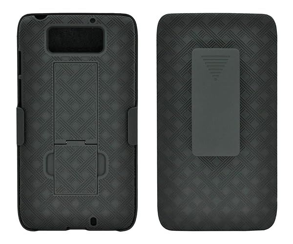 OEM Verizon Black Shell Case with Belt Clip for Motorola Droid MAXX XT1080M - Durable Protection & Convenience