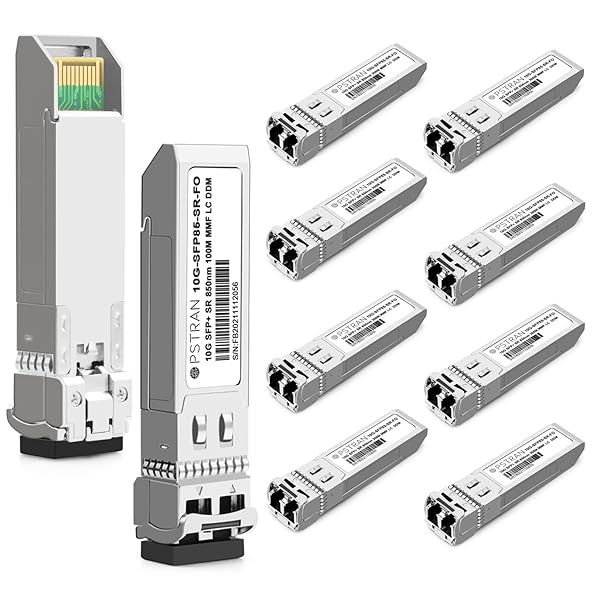 OPSTRAN 10GBASE-SR SFP+ Optical Transceiver Module for Fortinet FN-TRAN-SFP+SR FS-TRAN-SFP+SR FG-TRAN-SFP+SR 850nm 300m DDM Duplex LC 10 Pack