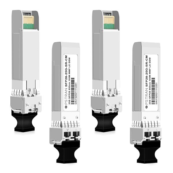 OPSTRAN 25GBASE-SR SFP28 Optical Transceiver Module Compatible with Cisco 850nm 100m DOM Duplex LC MMF 4 Pack