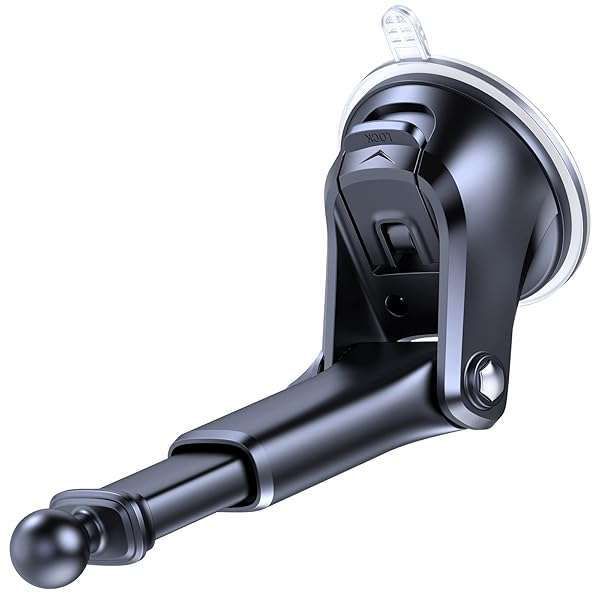 Buy OQTIQ Replacement Suction Cup Mount & Dashboard Pad for Phone/GPS - 17.2mm Ball Joint, Adhesive Disk Included