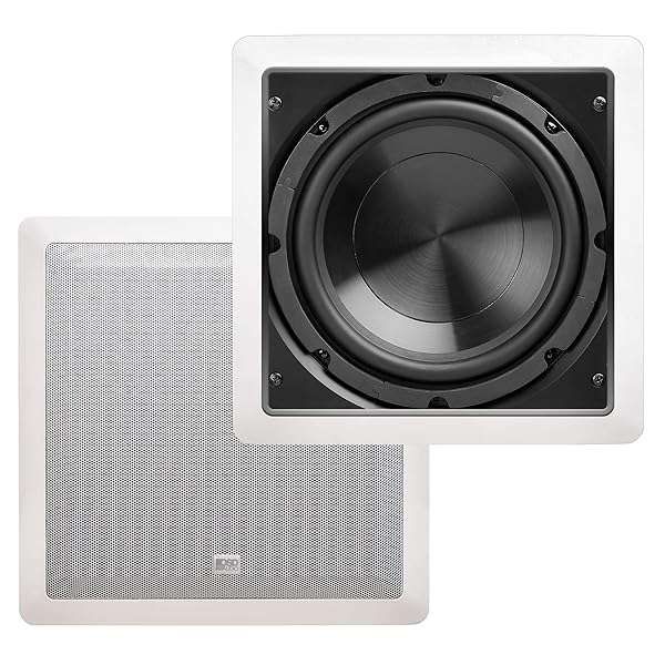 "OSD 8" In-Wall Subwoofer 150W - Easy Install & Paintable Grill | IWS8"