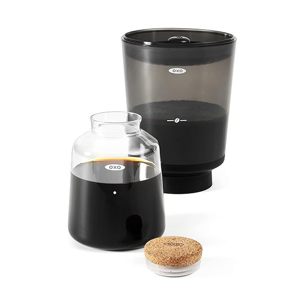 OXO Brew Compact Cold Brew Coffee Maker Review: Best Black Coffee Maker for Smooth Brews