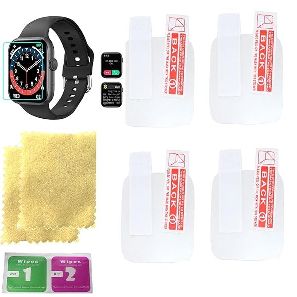 "Octelect 1.72" Smart Watch Screen Protector - 4PCS Transparent Pack for Ultimate Protection"