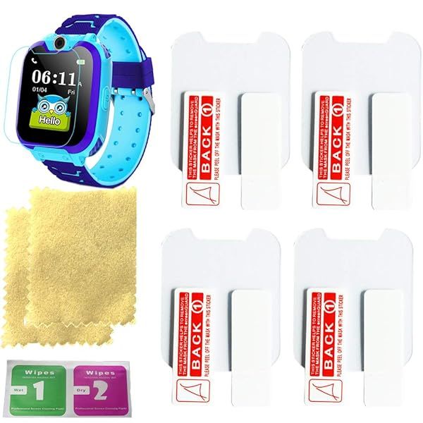 Octelect High-Resolution Screen Protector for PUBU Kids Smart Watch Phone - Transparent & Durable