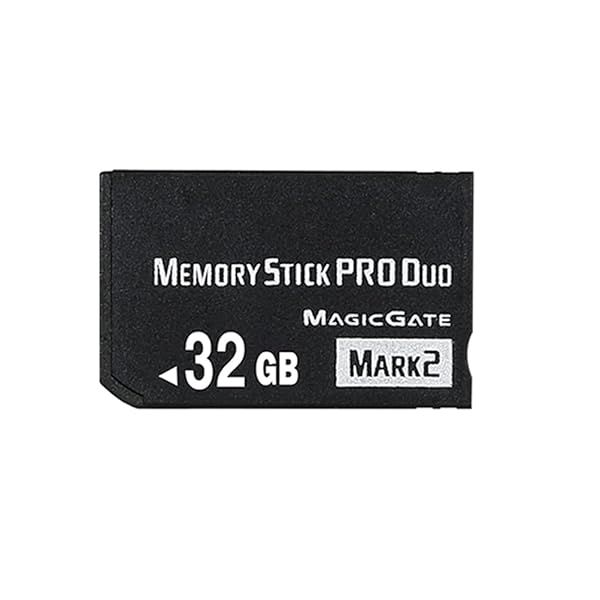 32GB High Speed Memory Stick Pro Duo Mark2 for PSP 1000/2000/3000 & Cameras - Fast Storage Solution