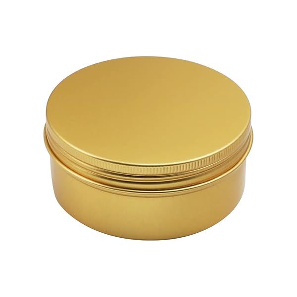 Buy Othmro 150ml Round Aluminum Cans with Screw Top Lid - Perfect for Lip Balm, Crafts, and Candles