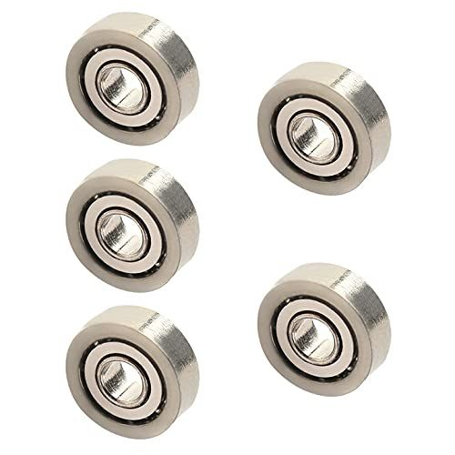 Othmro 5Pcs 681 ZZ 1x3x1mm Double Sealed Ball Bearings for Scooters Elevators Robotics Skateboards High Carbon Steel