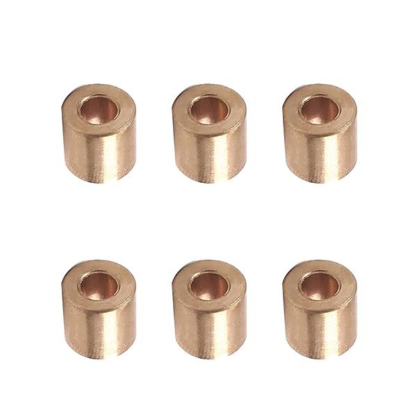 Othmro Self Lubricating Sintered Bronze Bearing Sleeve 4mm Bore 8mm OD 8mm Length Pack of 6 Bushings