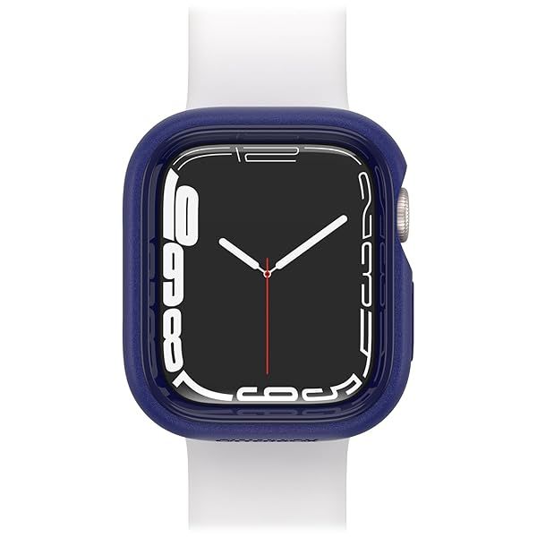 OtterBox Exo Edge Bumper Case for Apple Watch Series 7 8 9 41mm Protective Sleek Precision Fit Vostok Blue
