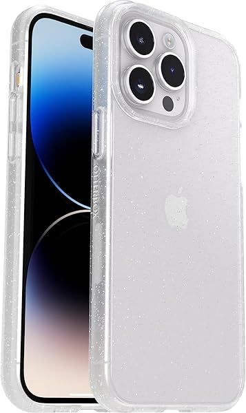 OtterBox REACT SERIES Clear Case for Apple iPhone 14 Pro Max Stardust Durable Protection and Stylish Design