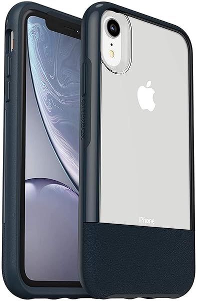 OtterBox Statement Series Case for iPhone XR with Pop Grip Lucent Storm Clear Castlerock Pewter Lucent Jade