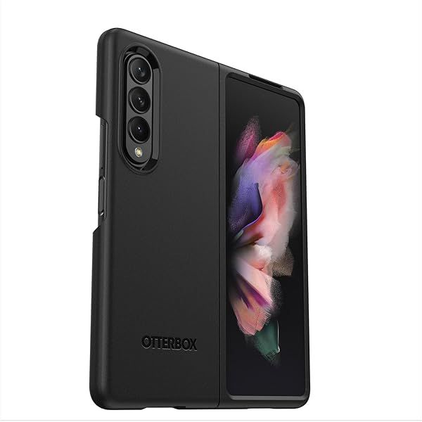 OtterBox Thin Case for Samsung Galaxy Z Fold3 5G Black Non-Retail Packaging