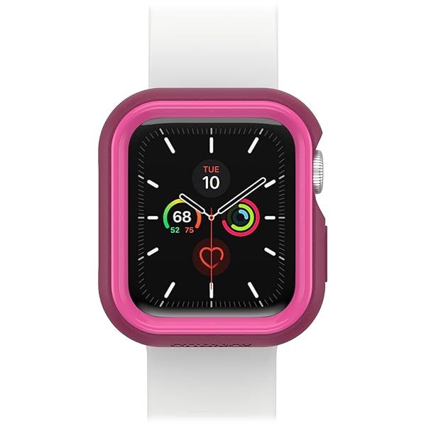 OtterBox Watch Bumper for Apple Watch SE 2nd 1st gen 6 5 4 40mm Shockproof Drop Proof Sleek Protective Case Pink