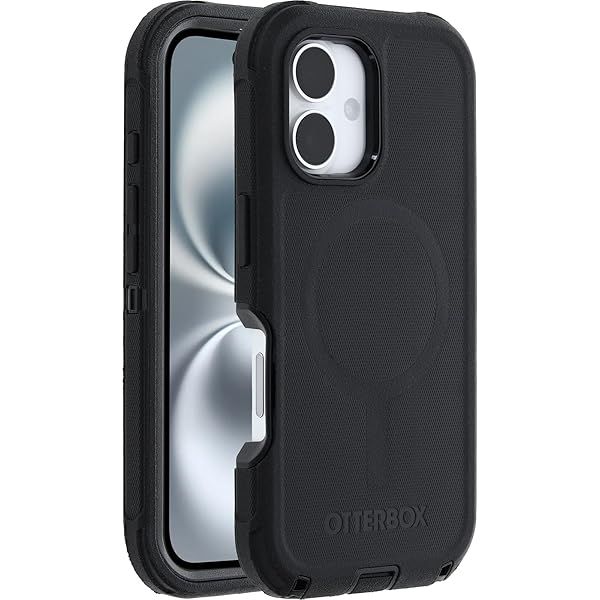 OtterBox iPhone 16 Defender Series Case Black Durable Protection for Your Phone