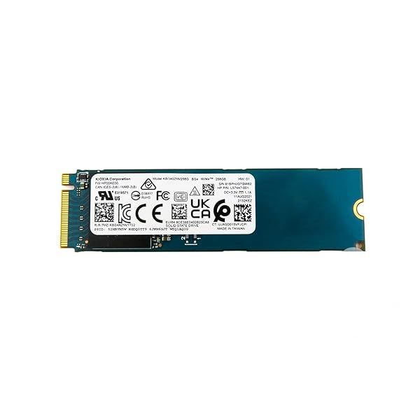 Oydisen Kioxia 256GB PCIe NVMe M2 2280 SSD Internal Solid State Drive KBG40ZNV256G OEM Package Fast Storage Solution