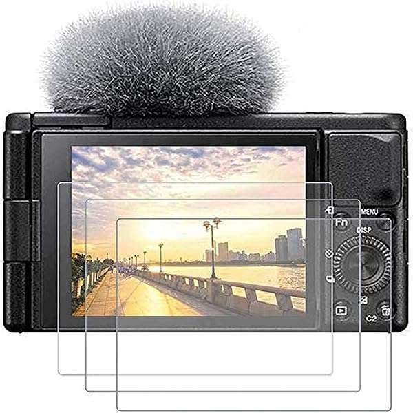 Buy PCTC 3-Pack Tempered Glass Screen Protector for Sony ZV-E10, ZV-1, ZV-1M2 - 0.3mm 9H Hardness, Ultimate Protection!