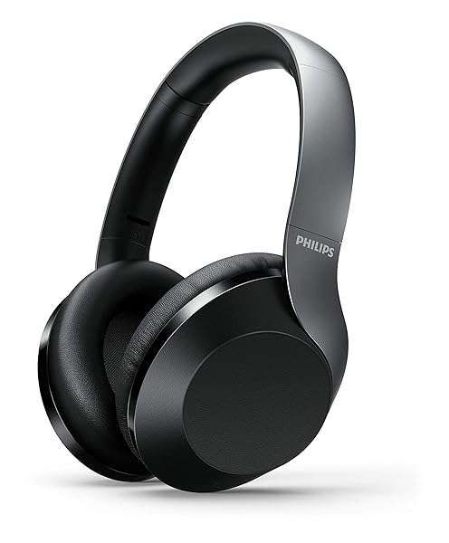 PHILIPS PH805 ANC Over Ear Wireless Headphones: Hi-Res Audio, 30H Playtime & Comfort Fit