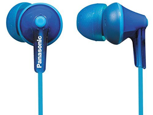 Panasonic RP-HJE125-A Wired Earphones in Blue - High-Quality Sound & Comfort