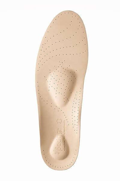 Pedag Viva Low Handmade Arch Support Shoes for Plantar Fasciitis Relief with Heel Cushion and Odor Control in Tan for Women US 10 Men 7 EU 40