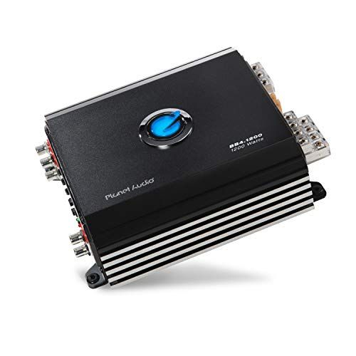 Planet Audio BB4.1200: 1200W 4-Channel Class D Car Amplifier - Full Range, 2-4 Ohm Stable, Bridgeable Power